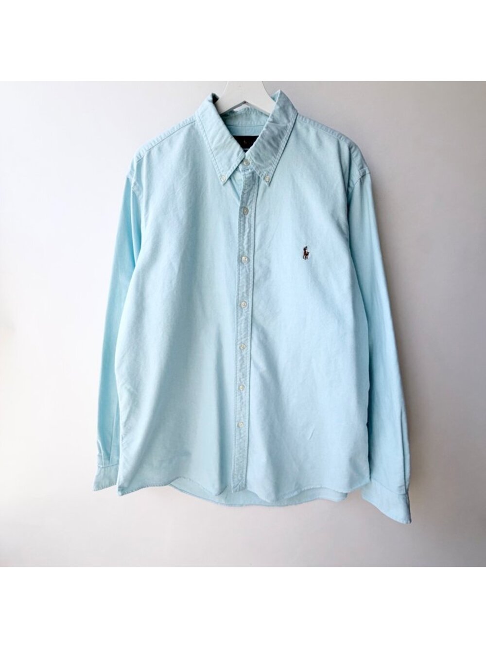 Polo Ralph Lauren Men’s XL Light Blue Oxford Button Down Shirt Classic Fit Pony*